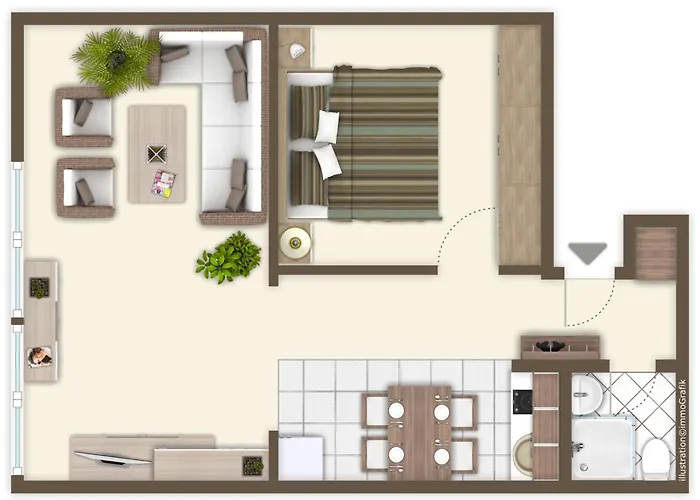 Апартаменты Achtern Diek 2-27